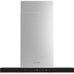 36 Inch Wall Mount Smart Range Hood - 36 Inch Chimney Wall Hood in Silver Stainless view
