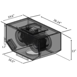 700 CFM Dual Remote Blower - Dual Remote Blower view