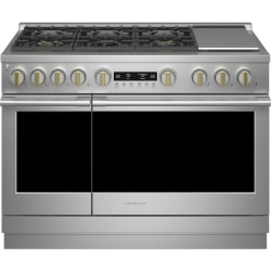 48 Inch Freestanding Professional Dual Fuel Smart Range  - Monogram 48" Dual-Fuel Professional Range with 6 Burners and Griddle view