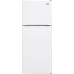24 Inch Counter-Depth Top Freezer Refrigerator - 9.8 cu. ft. Capacity Top Mount Refrigerator - White view