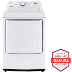 27 Inch Electric Dryer  - 27 Inch Electric Dryer with 7.3 Cu. Ft. Capacity Top Load Electric Dryer with Sensor Dry Technology view