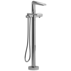 Thermostatic Single Hole Floor Mount Tub Filler Trim  - Parabola™ Single Hole Floor Mount Tub Filler Trim in Chrome view