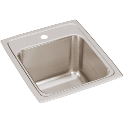 15 Inch Single Bowl Top Mount Kitchen Sink - Main View view