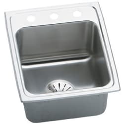 17 Inch Drop-In Stainless Steel Sink - Feature View view