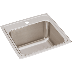 19 Inch Single Bowl Top Mount Laundry Sink - Main View view
