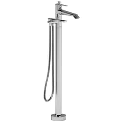 Single Hole Floor Mount Tub Filler Trim  - Venty Single Hole Floor Mount Tub Filler Trim with Hand Shower view