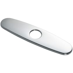 10 Inch Kitchen Faucet Deck Plate  - Chrome Main View view