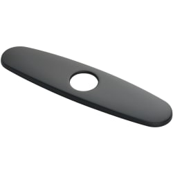 10 Inch Kitchen Faucet Deck Plate  - Matte Black Main View view