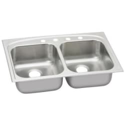 33 Inch Drop-In Double Bowl Kitchen Sink - Picture May Not Reflect Option Selected view
