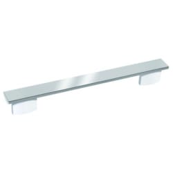 PureLine Silhouette Handle - Chrome  - Chrome with White Brackets view
