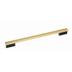 Decor Set in Gold Handle, Obsidian Black - Gold Handle with Obsidian Black view