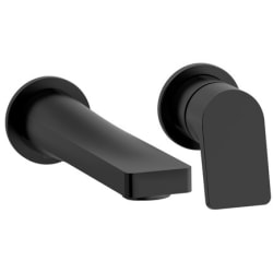 Single Handle Wall Mount 360° Lavatory Faucet Trim  - Ode™ Single Handle Wall Mount 360° Lavatory Faucet Trim in Black view