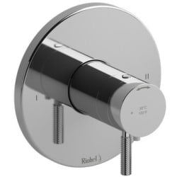 Single Lever Handle Thermostatic & Pressure Balance Trim  - Riu™ Single Lever Handle Thermostatic & Pressure Balance Trim with 2 Functions and Knurled Handle in Chrome view