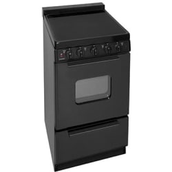 20 Inch Electric Range - 20" Smoothtop Electric Range in Black view