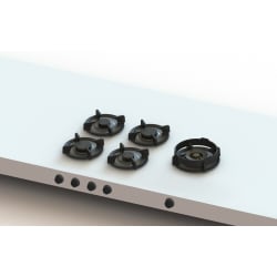 36 Inch Modular Gas Cooktop  - 5 Burner Ebeko view