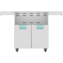 30 Inch Double Door Cart - 30 Inch Aspire Tower Cart with Double Doors - ECD Series view