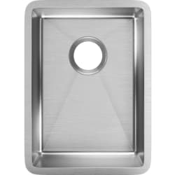 13 Inch Single Bowl Undermount Bar Sink  - Top View view