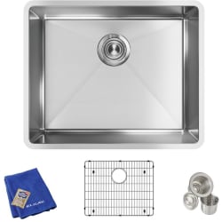 22 Inch Single Bowl Undermount Kitchen Sink Kit  - Main View view