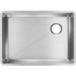 25 Inch Single Bowl Undermount Kitchen Sink  - Top View view