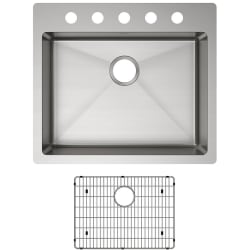 25 Inch Single Bowl Dual Mount ADA Kitchen Sink Kit  - 25 Inch Single Bowl Dual Mount Kitchen Sink Kit view