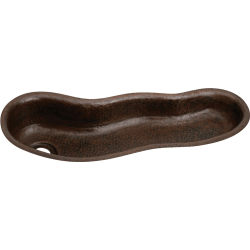 28 Inch Single Bowl Undermount Copper Sink  - Main View view
