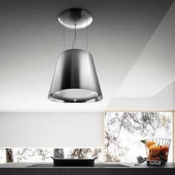 Iconic Series Easy 20 Inch Island Mount Range Hood  - FRONT view