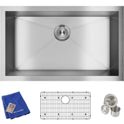 30 Inch Single Bowl Undermount Kitchen Sink Kit - Main View view