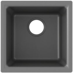 15 3/4 Inch Dual Mount Single Bowl Bar Sink  - 15 3/4 Inch Dual Mount Single Bowl Bar Sink with 3 1/2" Drain Opening view