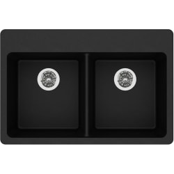 33 Inch Top Mount ADA Double Bowl Kitchen Sink - 22 Inch Top Mount ADA Double Bowl Kitchen Sink with 535° F Heat Safe view