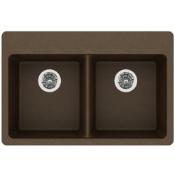 33 Inch Top Mount ADA Double Bowl Kitchen Sink  - 22 Inch Top Mount ADA Double Bowl Kitchen Sink with 535° F Heat Safe view