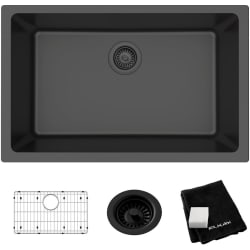 18 Inch Undermount Single Bowl Kitchen Sink  - Elkay Quartz Classic® Single Bowl Undermount Kitchen Sink Kit view