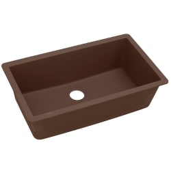 33 Inch Single Bowl Undermount Kitchen Sink  - Mocha Main View view