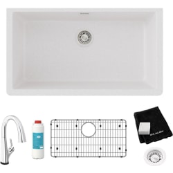 18 Inch Undermount Single Bowl Kitchen Sink  - 18 Inch Undermount Single Bowl Kitchen Sink with Accessories view