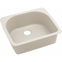 25 Inch Drop-In Sink - Bisque view
