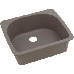 25 Inch Drop-In Sink  - Greige view