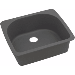 25 Inch Drop-In Sink  - Dusk Gray view