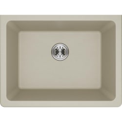 25 Inch Undermount Single Bowl Laundry Sink - 25 Inch Undermount Single Laundry Sink with Perfect Drain view
