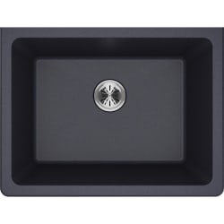 25 Inch Undermount Single Bowl Laundry Sink  - 25 Inch Undermount Single Bowl Laundry Sink with Perfect Drain view