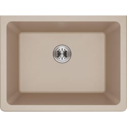 25 Inch Undermount Single Bowl Laundry Sink - 25 Inch Undermount Single Laundry Sink with Perfect Drain view