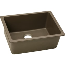 25 Inch Single Bowl Undermount Kitchen Sink - Mocha Main View view