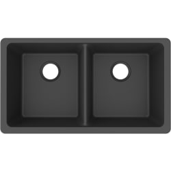 18 1/2 Inch Undermount Double Bowl Kitchen Sink  - 18 1/2 Inch Undermount Double Bowl Kitchen Sink with 535° F Heat Safe view