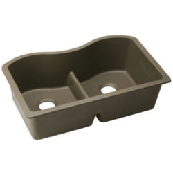 33 Inch Undermount Kitchen Sink - Mocha view
