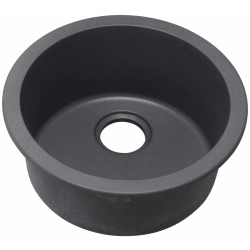 18 Inch Drop-In/Undermount Bar Sink  - Dusk Gray view