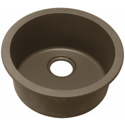 18 Inch Drop-In/Undermount Bar Sink - Mocha view
