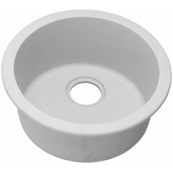 18 Inch Drop-In/Undermount Bar Sink - White view