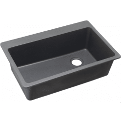 33 Inch Drop-In Sink  - Dusk Gray view