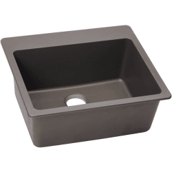 25 Inch Drop-In Sink  - Greige view