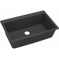 33 Inch Drop-In Sink  - Black view