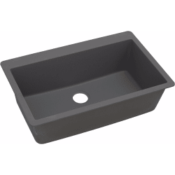 33 Inch Drop-In Sink  - Dusk Gray view