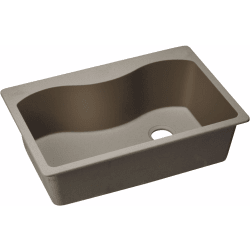33 Inch Drop-In Sink  - Greige view